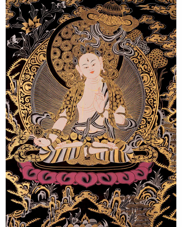 Bodhisattva White Tara | Tibetan Thangka Painting