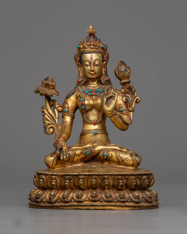 Goddess White Tara Sculpture 