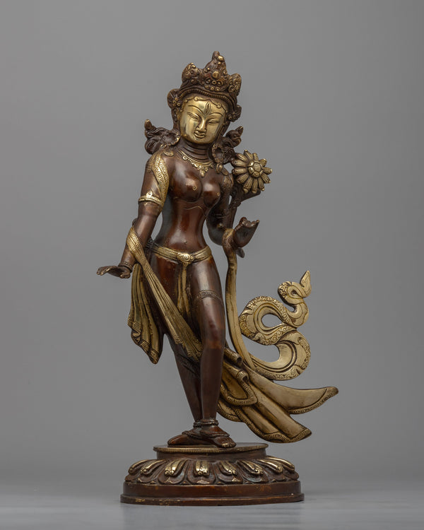 The White Tara Goddess of Compassion Statue | Divine Feminine Energy and Grace