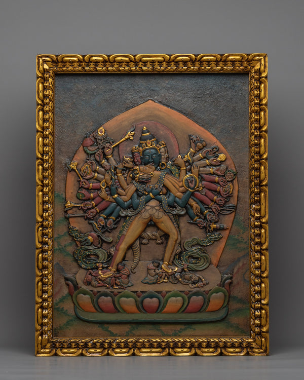 Cakrasamvara Relief Art | Buddhist Himalayan Art