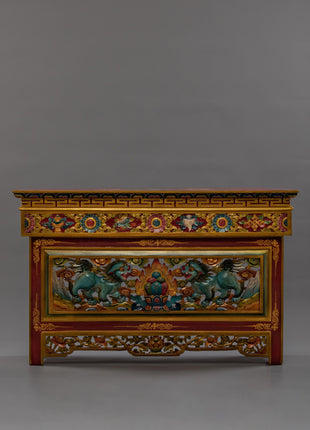 Tibetan Folding Wood Table