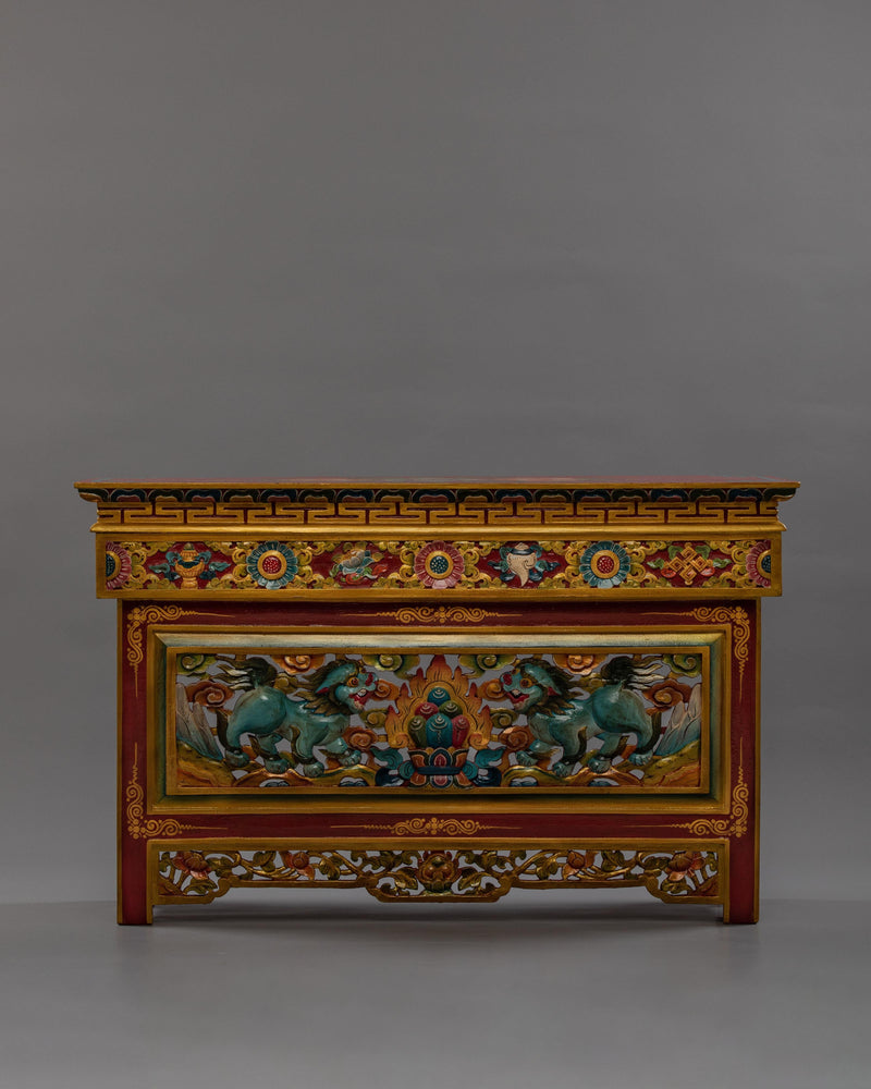 Tibetan Folding Wood Table