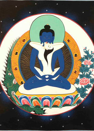 Yab Yum Buddha | Samantabhadra Thangka | Wall Hanging Decoration