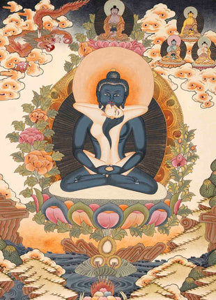 Yab Yum Buddha Thangka | Religious Painting