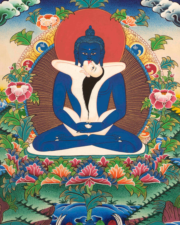 YabYum Buddha Thangka | Samantabhadra Art Painting