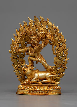 Yamantaka Copper Statue
