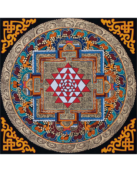 Yantra Mandala Thangka | Wall Decoration