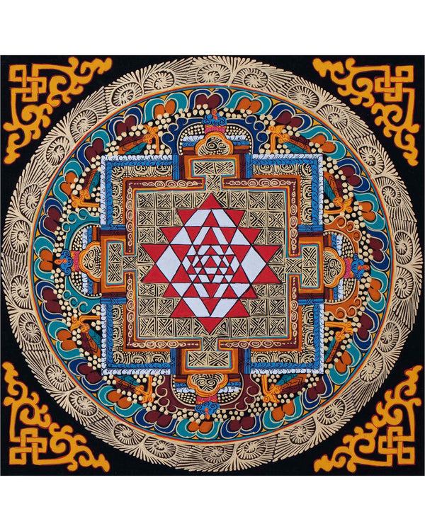 Yantra Mandala Thangka | Wall Decoration