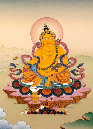 Dzambhala Thangka