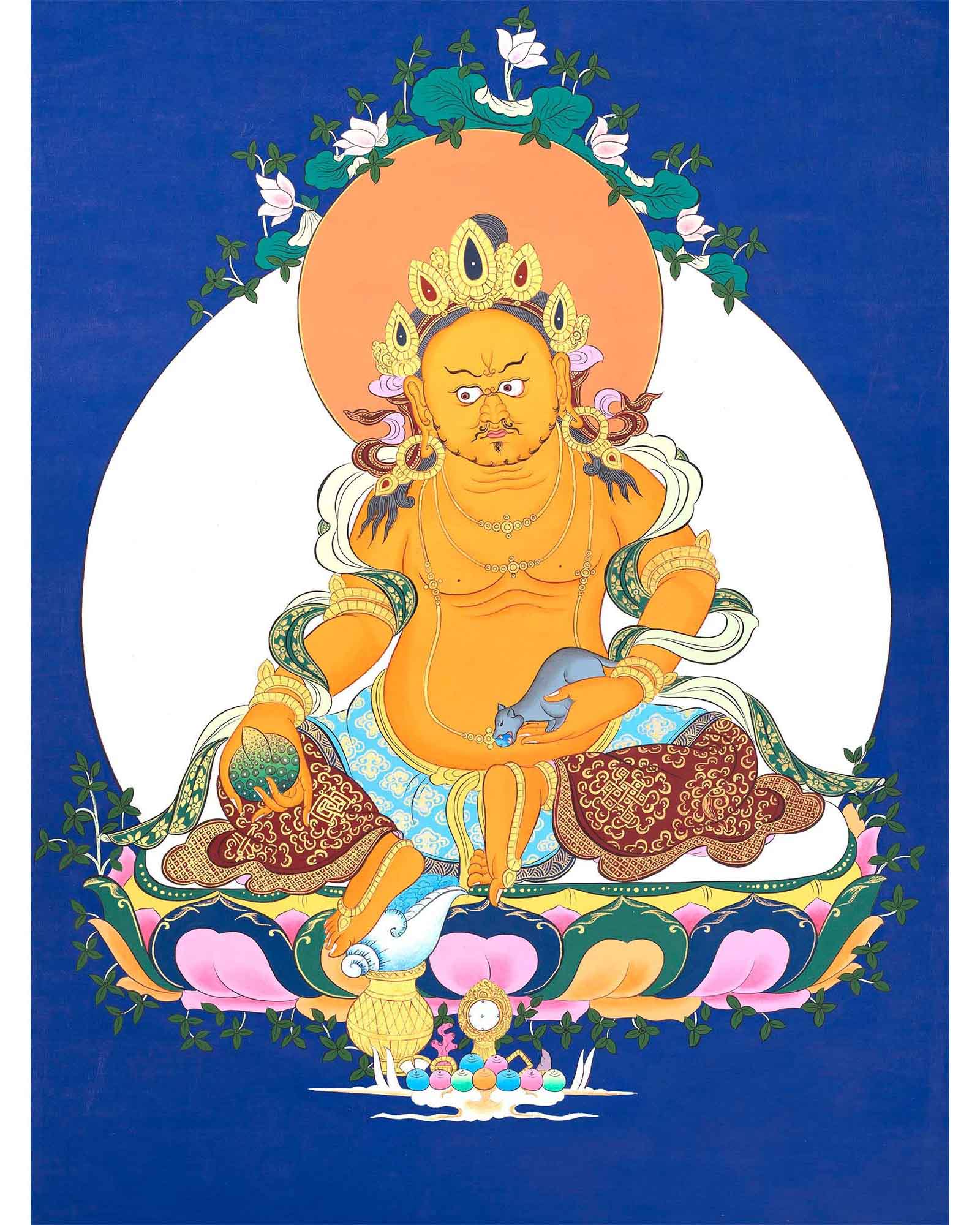 Zambala Thangka | Wealth And Prosperity