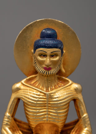 Fasting Shakyamuni Buddha Statue | Traditional Himalayan Artwork