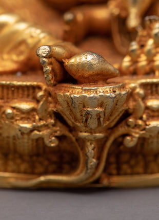 Electroplated Dzambhala Statue | God of Wealth and Prosperity