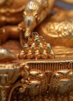 Electroplated Dzambhala Statue | God of Wealth and Prosperity