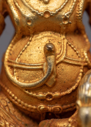 Electroplated Dzambhala Statue | God of Wealth and Prosperity