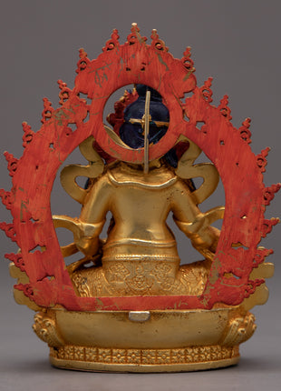 Electroplated Dzambhala Statue | God of Wealth and Prosperity