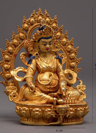 Electroplated Dzambhala Statue | God of Wealth and Prosperity