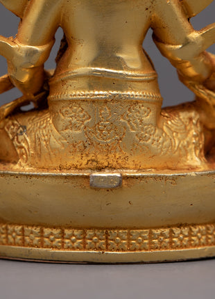 Electroplated Dzambhala Statue | God of Wealth and Prosperity
