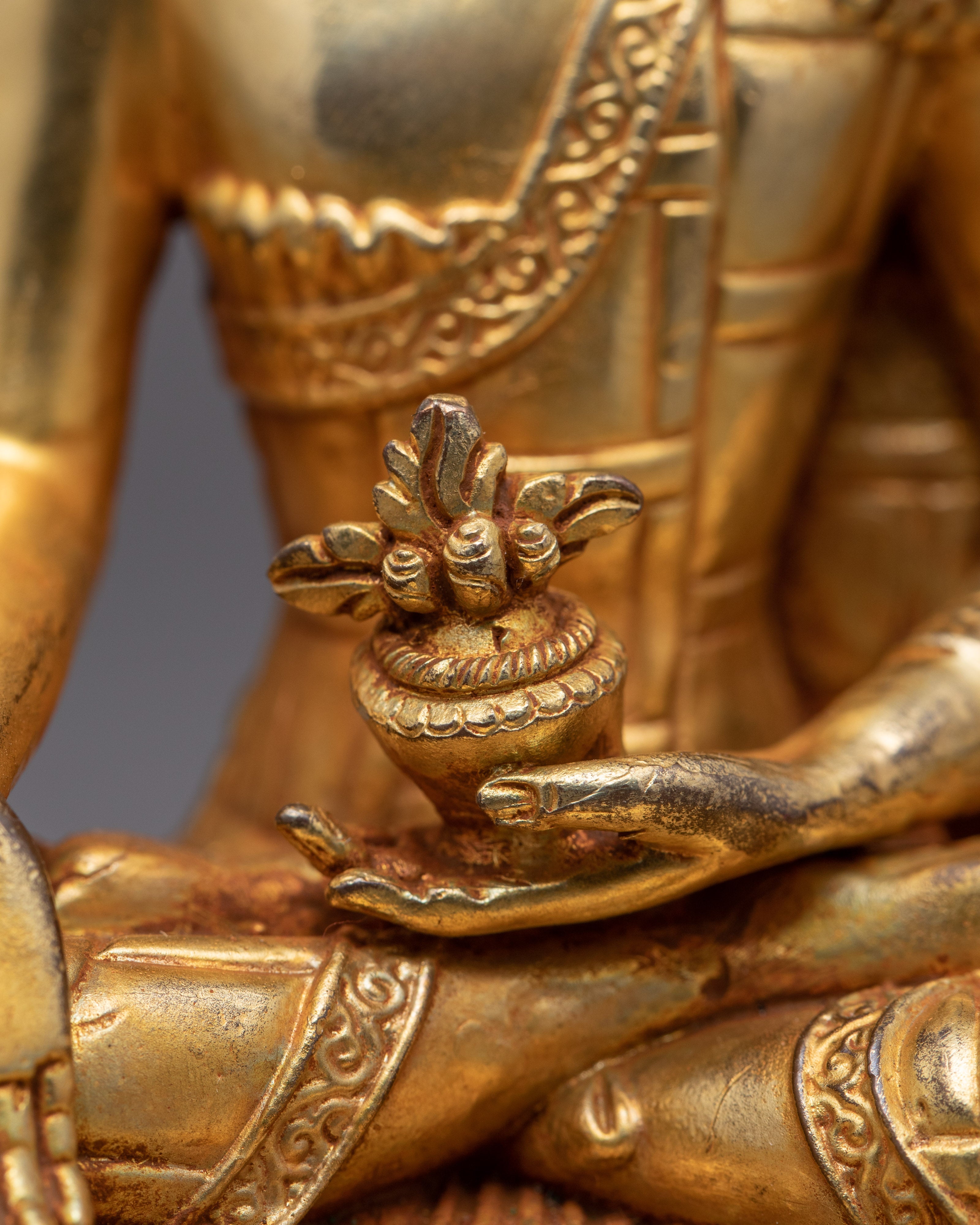 Medicine Buddha Small Statue | Bhaiṣajyaguru Healing Deity