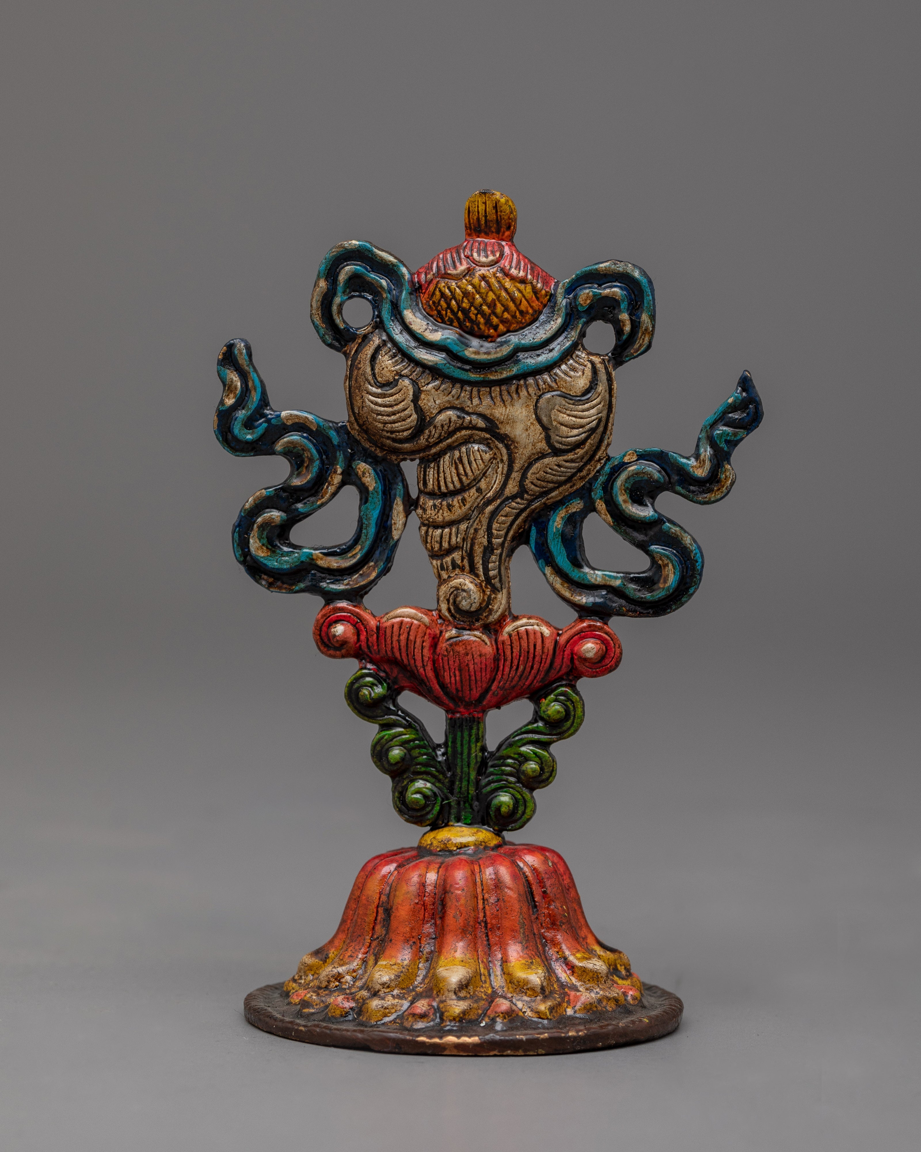Buddhist Eight Auspicious Symbols | Brass Astamandala Set