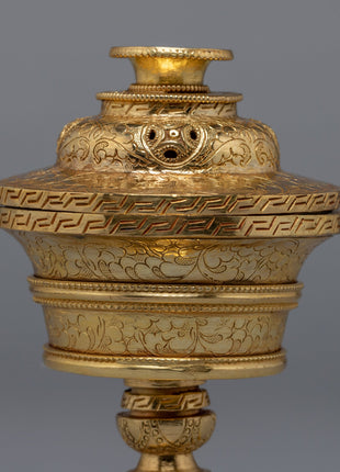 Buddhist Butter Lamp Set | Himalayan Art Work