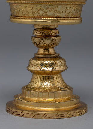 Buddhist Butter Lamp Set | Himalayan Art Work