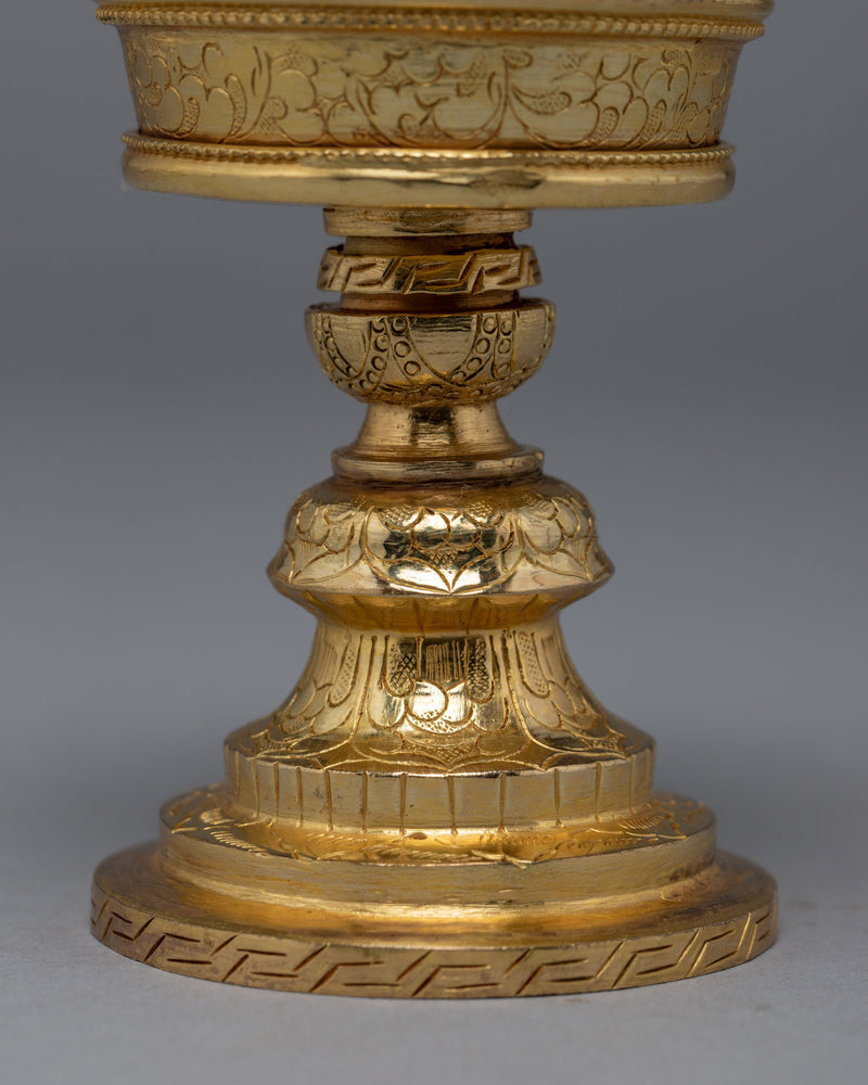 Buddhist Butter Lamp Set | Himalayan Art Work