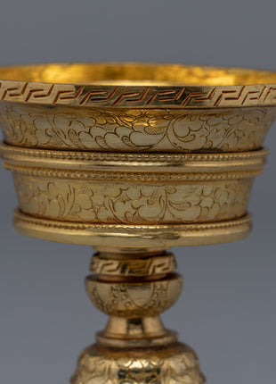 Buddhist Butter Lamp Set | Himalayan Art Work