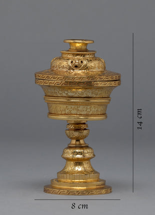 Buddhist Butter Lamp Set | Himalayan Art Work