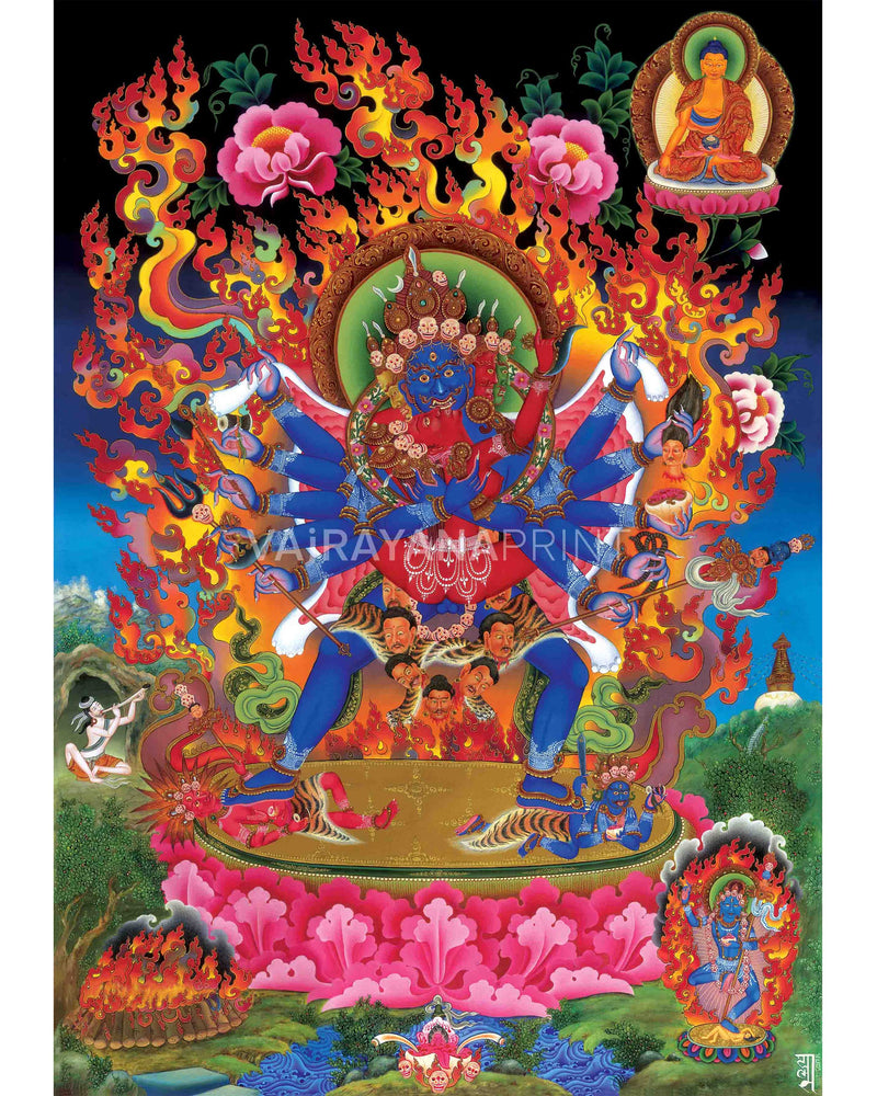 Tibetan Chakrasambhara Thangka Prints