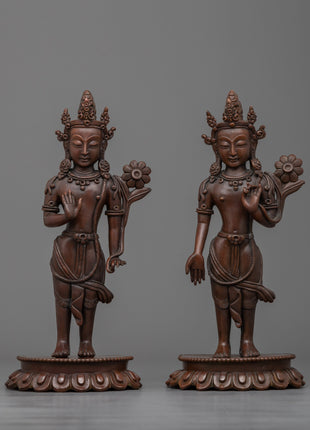 Standing Chenrezig Set Statue