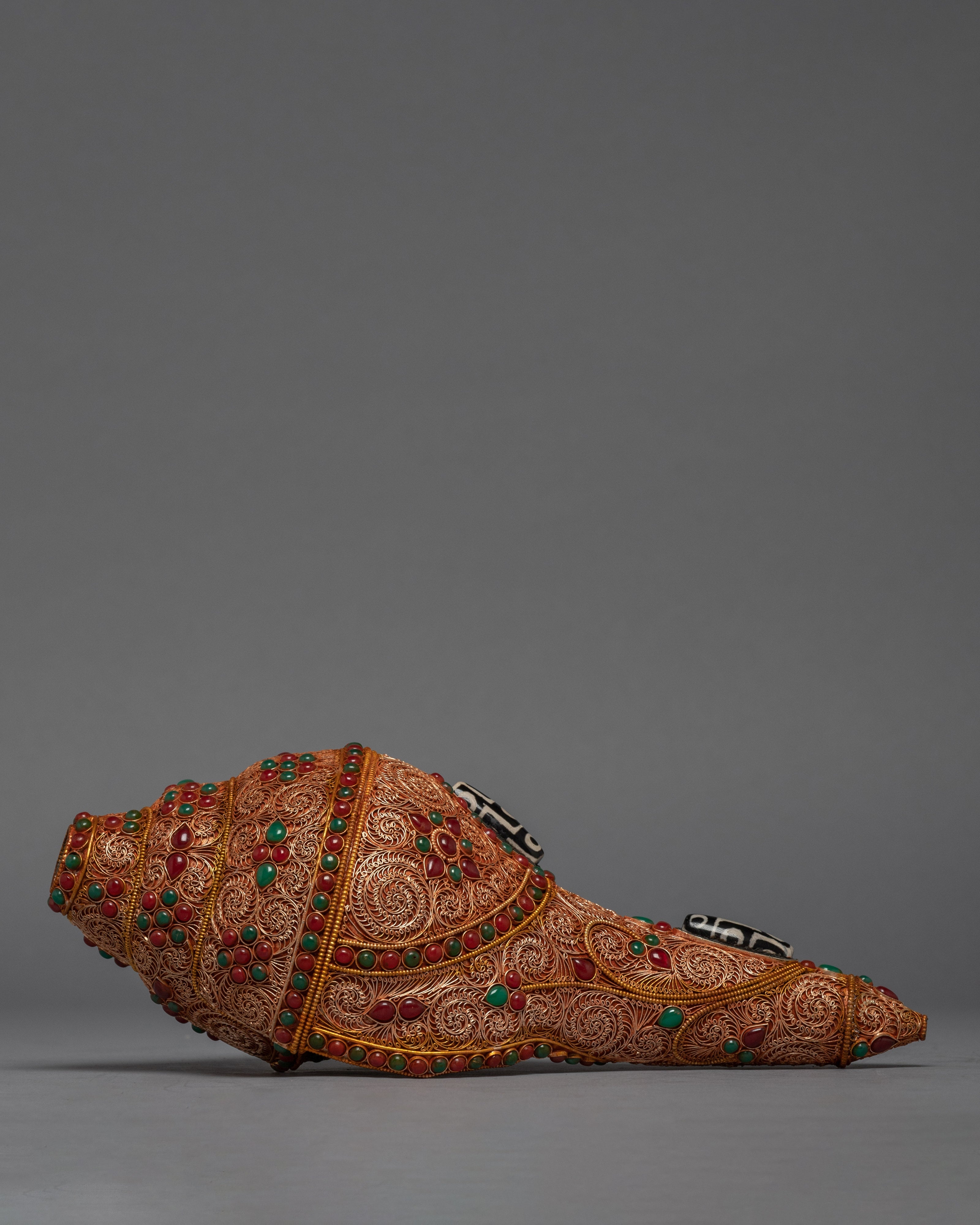 Powhatan Shell Instruments Conch Shell Instrument For Home Decor | Traditional Himalayan Art