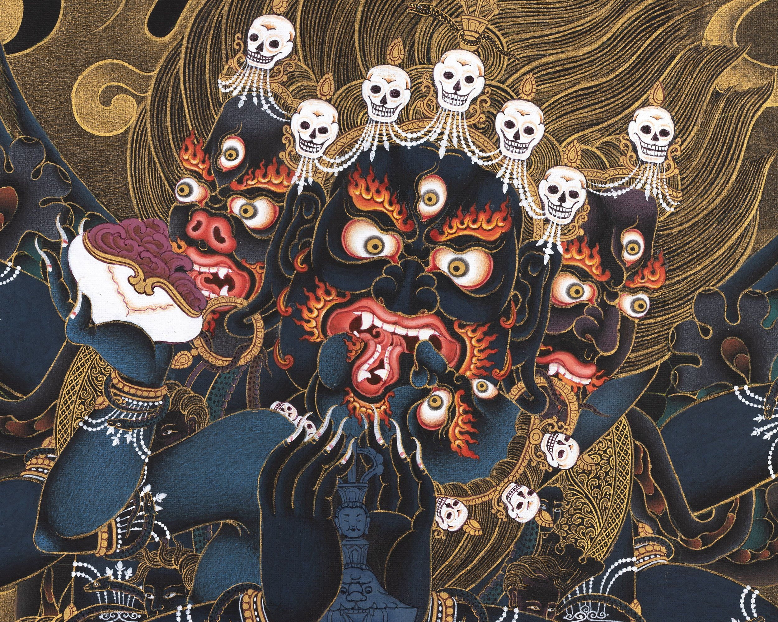 vajrakilaya thangka
