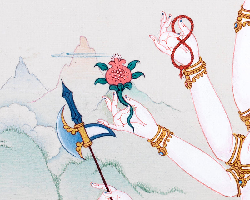 Cundi Thangka | Tsundri | Goddess of the Seventy Million Buddhas