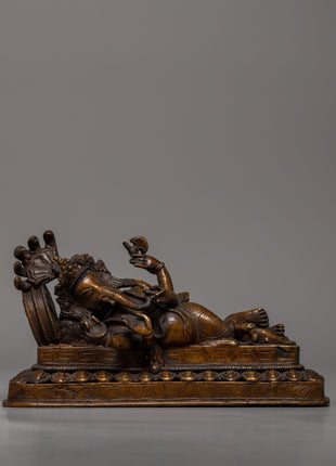 sleeping ganesh statue