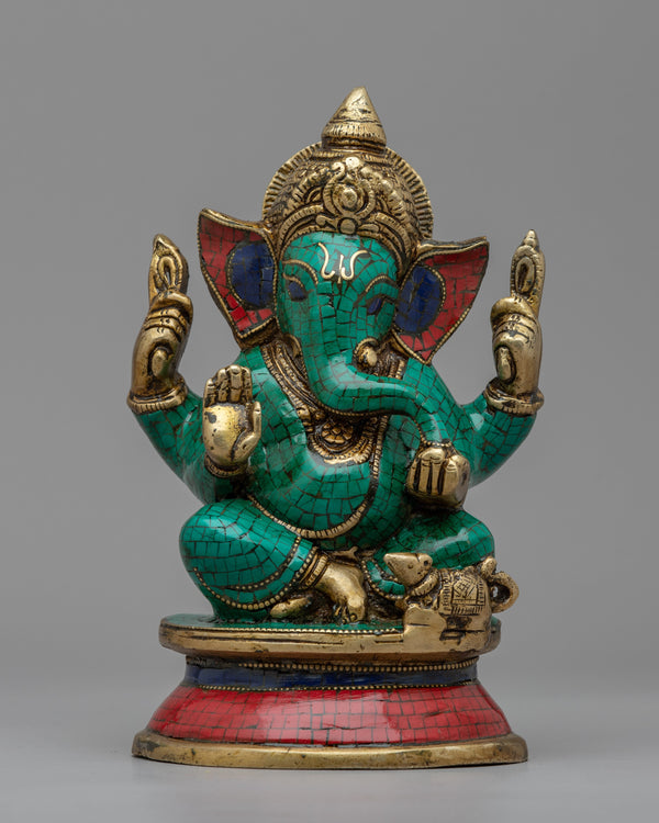 Lord Ganesha Statue | Traditional handcrafted Brass Sculpture