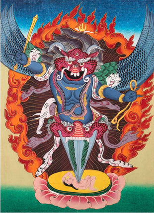 Garuda Thangka | Protective Wrathful Diety | Wall Decor