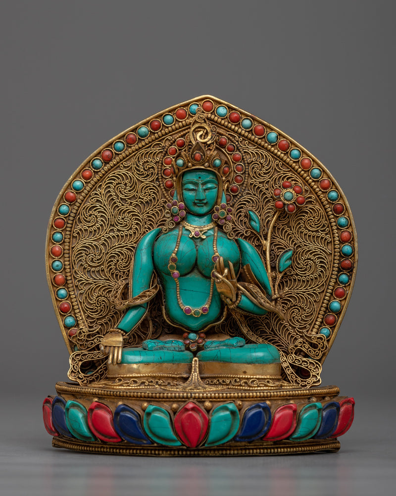Buddhist Goddess Green Tara Statue | Embrace Peace and Enlightenment with this Divine Sculpture
