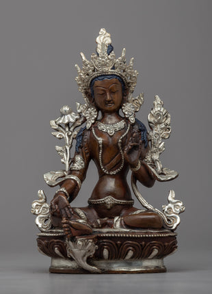 Himalayan Green Tara Statue 