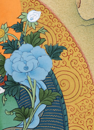 Green Tara Thangka | Mother Bodhisattva | Menri Style | Himalayan Buddhist Deity