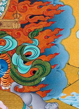 Sakya Mahakala Thangka | Dharmapala | Tibetan Vajrayana Art