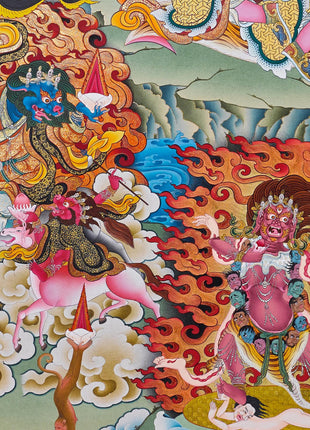 Dorje Drolo Print | Dudjom Rinpoche Thangka