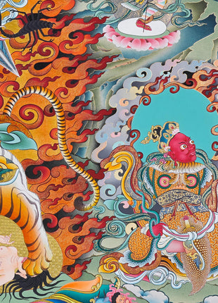 Dorje Drolo Print | Dudjom Rinpoche Thangka