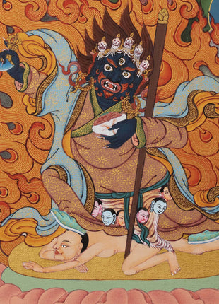 Sitatapatra Thangka | The White Umbrella Tara | Tibetan Art Prints