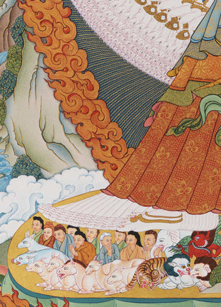 Sitatapatra Thangka | The White Umbrella Tara | Tibetan Art Prints