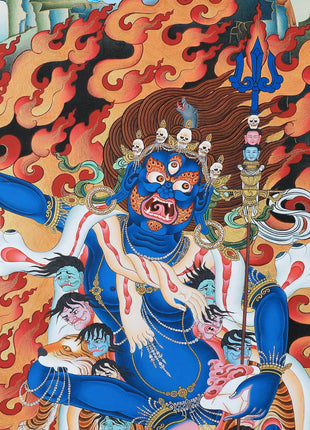 Troma Nagmo Dakini Thangka | High Quality Giclee Canvas Print | Yogini Print