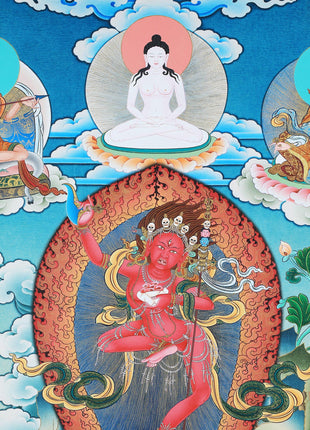 Troma Nagmo Dakini Thangka | High Quality Giclee Canvas Print | Yogini Print