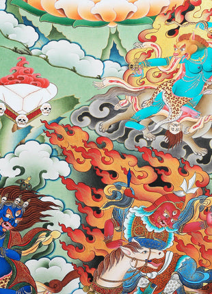 Troma Nagmo Dakini Thangka | High Quality Giclee Canvas Print | Yogini Print