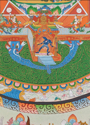 Vajrayogini Mandala Thangka | Dakini | High Quality Giclee Canvas Print | Digital Print
