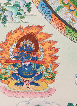 Vajrayogini Mandala Thangka | Dakini | High Quality Giclee Canvas Print | Digital Print