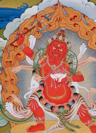 Mipham Wangdu Thangka Print | Tibetan Yidam Thangka